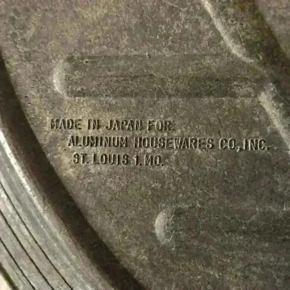 VTG lot steak aluminum plates and wooden bases Made in Japan - Picture 7 of 14